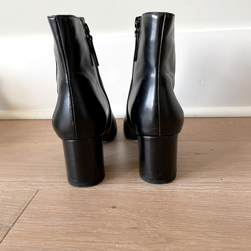 JCrew black booties